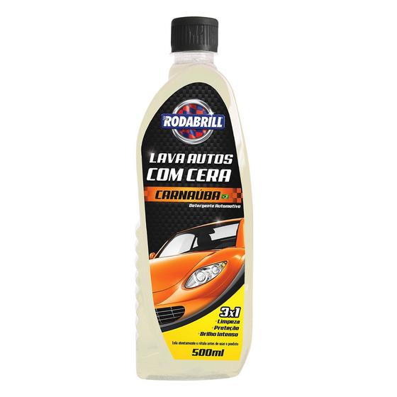 Imagem de Lava Autos Com Cera 500 Ml Rodabrill Shampoo Xampu Automotiv