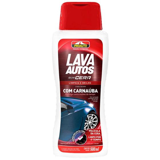 Imagem de Lava Autos Com Cera Shampoo Automotivo 500ML Proauto 262