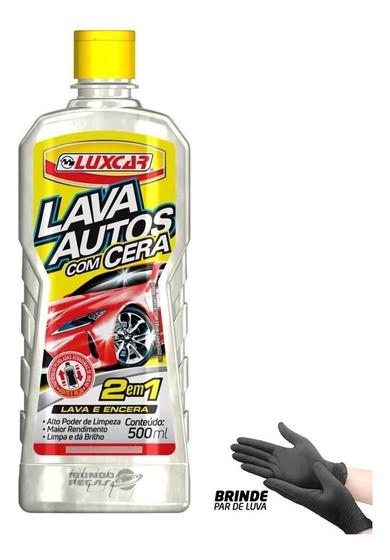 Imagem de Lava Autos Com Cera Shampoo Automotivo Luxcar 500 Ml