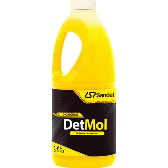 Imagem de Lava Autos Shampoo Automotivo Det Mol Desengraxante Limpeza Pesada Detmol 2l Sandet