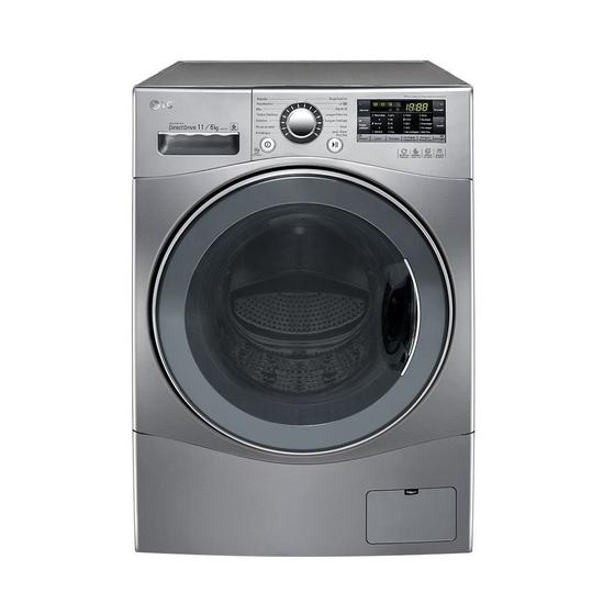 Imagem de Lava e Seca 11Kg Prime Touch 14 Program Aço Escovado LG220V