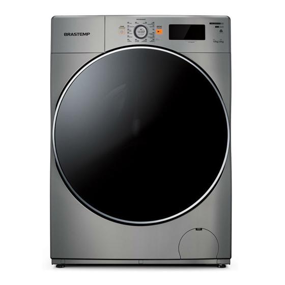 Lava e Seca Brastemp 10,1kg/6kg prata Água Quente com Ciclo Tira Manchas Pro e Ciclo 1h Pronto para Vestir - BNQ10AS Menor preço em Lava e Seca Brastemp 10,1kg/6kg prata Água Quente com Ciclo Tira Manchas Pro e Ciclo 1h Pronto para Vestir - BNQ10AS