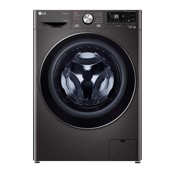 Imagem de Lava e Seca LG Smart VC2 14kg Black Inox com Inteligência Artificial AIDD (CV9014BC2) - 110v