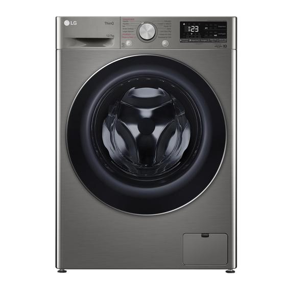 Imagem de Lava e Seca LG Smart VC4 12kg Inox Look com Inteligência Artificial AIDD (CV5012PC4A) - 220v