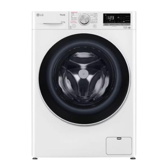 Imagem de Lava e seca lg smart vc4 com inteligência artificial 12kg 127v branca cv5012wc4