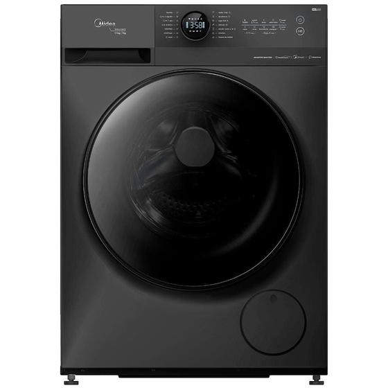 Imagem de Lava e Seca Midea 11kg HealthGuard Smart MF200D110WB/GK Titanium com 14 Programas e Wi-Fi