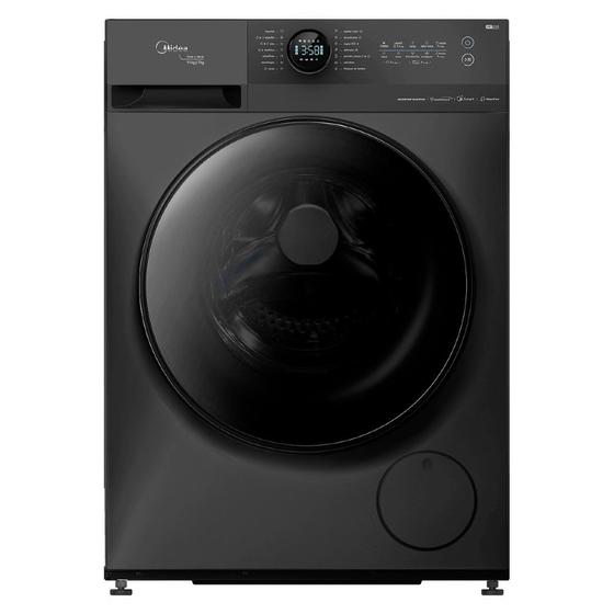 Lavadora de Roupa Lava e Seca 11 Kg Frontal Titanium Healthguard Smart Midea – 110v – Mf200d110wb/gk-01