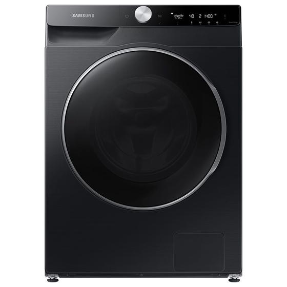 Lavadora de Roupa Lava e Seca 14 Kg Frontal Inox 3 em 1 Lavagem Inteligente Samsung - 110v - Wd14t504dsb/az Lavadora de Roupa Lava e Seca 14 Kg Frontal Inox 3 em 1 Lavagem Inteligente Samsung - 110v - Wd14t504dsb/az