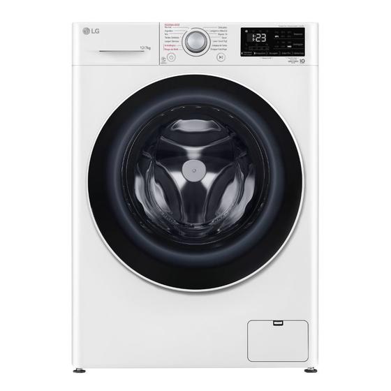 Imagem de Lava e Seca Smart com Inteligência Artificial AIDD 12Kg LG VC5 CV3012WC5 Branco