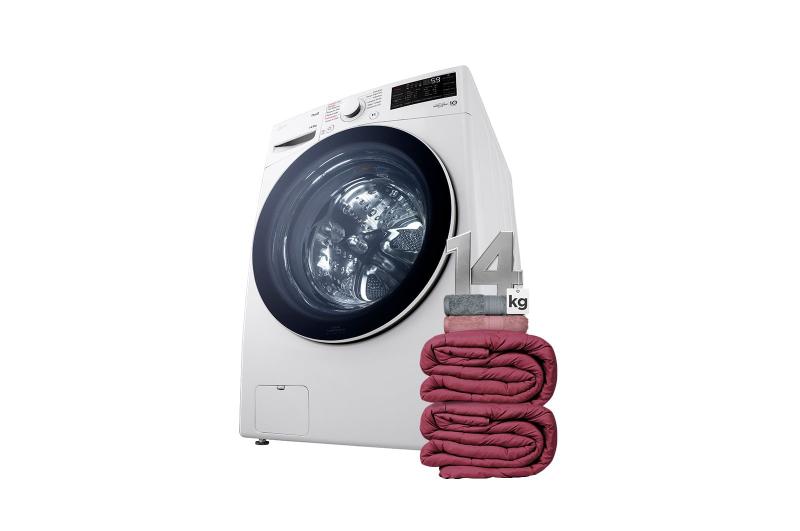 Imagem de Lava e Seca Smart LG 14kg Branco com Inteligência Artificial AIDD - WD14WGSP6 - 127v