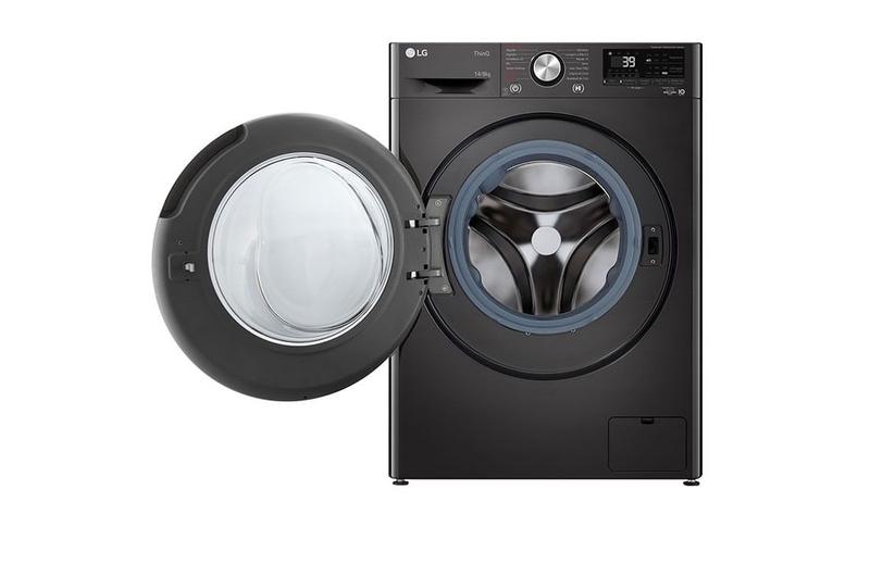 Imagem de Lava e Seca Smart LG VC2 14kg Aço Escovado Preto com Inteligência Artificial AIDDTM - CV9014BC2