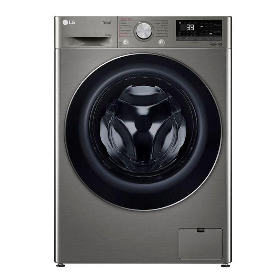 Imagem de Lava e Seca Smart LG VC2 14kg Inox Look Com Inteligência Artificial AI DD CV9014PC2A 220V
