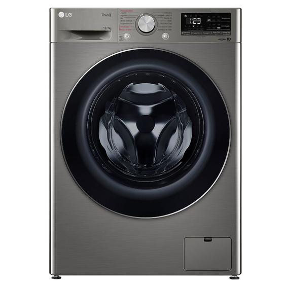 Lava e Seca Smart LG VC4 12kg Inox Look com AIDD CV5012PC4A Imagem de Lava e Seca Smart LG VC4 12kg Inox Look com AIDD CV5012PC4A