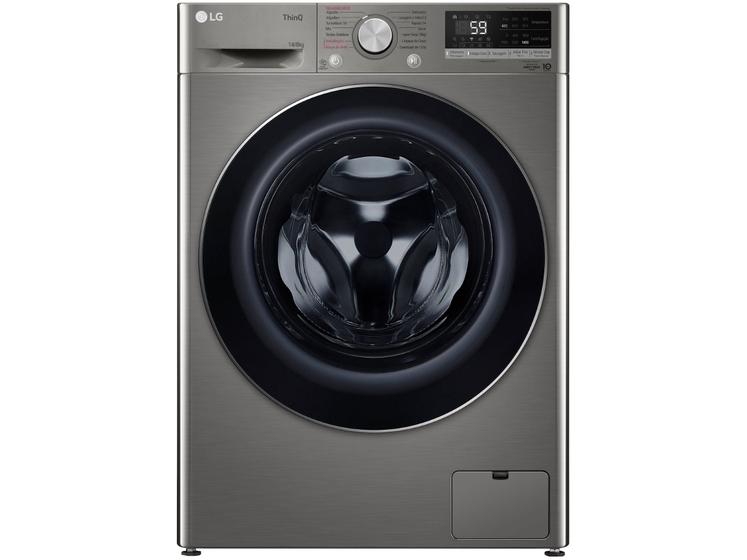 Lava e Seca Smart LG VC4 14kg Inox Look Com Inteligência Artificial AI DD CV5014PC4A 220V Imagem de Lava e Seca Smart LG VC4 14kg Inox Look Com Inteligência Artificial AI DD CV5014PC4A 220V