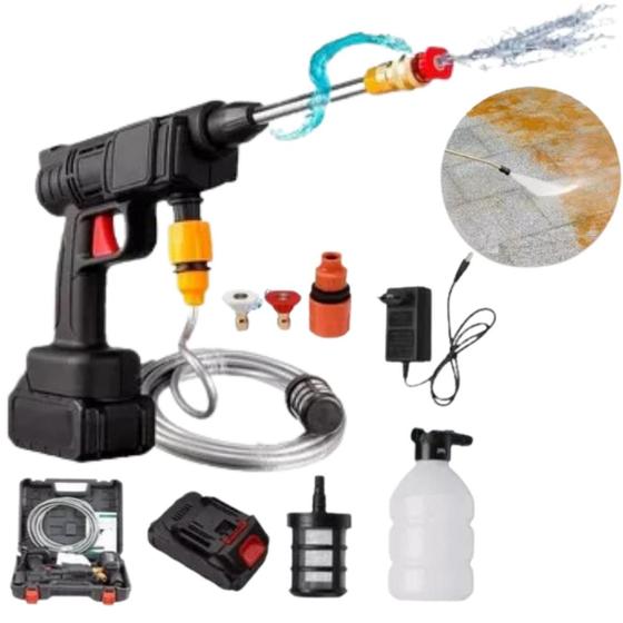 Imagem de Lava Jato Sem Fio Com Mangueira de Pressão Bivolt Automático
