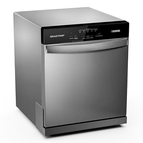 Imagem de Lava-Louça Brastemp 8 Serviços Cinza127VBLF08BS