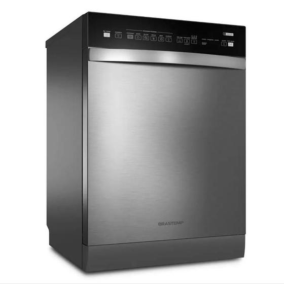 Lava-Louça Brastemp BLF14AR, 14 serviços, Inox - Lava-Louças 14 ...