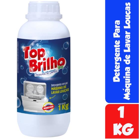 Lava Louça em Pó Top Brilho para Máquina de Lavar Louça - Detergente
