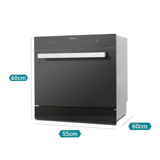 Lava Louças 10 Serviços Philco Preta PLL10 127V