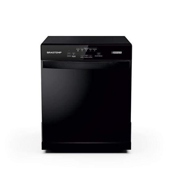 Lava-louça Brastemp Preto - 220v - Blf08aebna