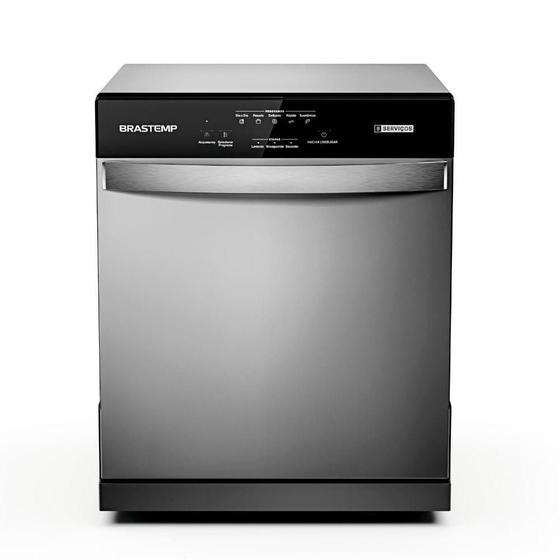 Lava Louças Brastemp 8 Serviços Inox BLF08BS Menor preço em Lava Louças Brastemp 8 Serviços Inox BLF08BS
