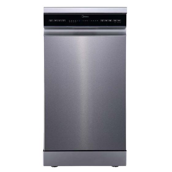 Imagem de Lava Louças de Piso com 10 Serviços Midea SmartHome com 8 Programas de Lavagem Inox 220v - MDWEF1034CSS2