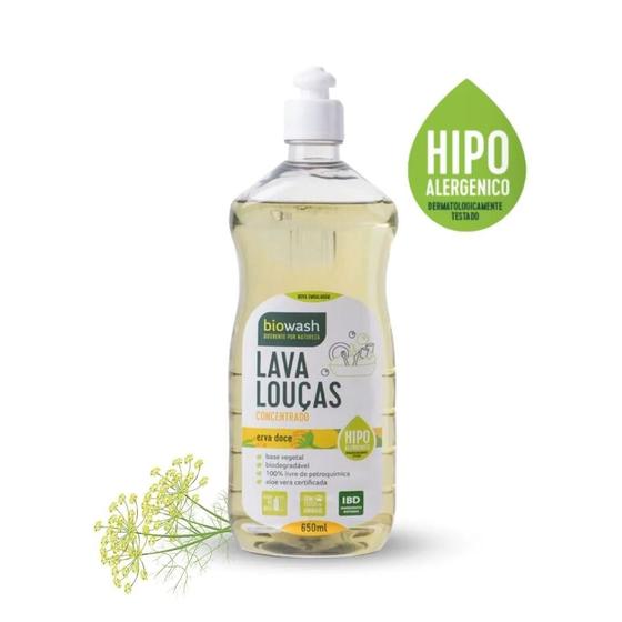 Imagem de Lava loucas erva doce 650ml biowash biodegradável