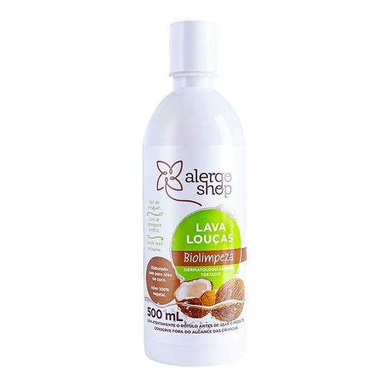 Imagem de Lava Louças Hipoalergênico Biolimpeza Alergoshop 500ml