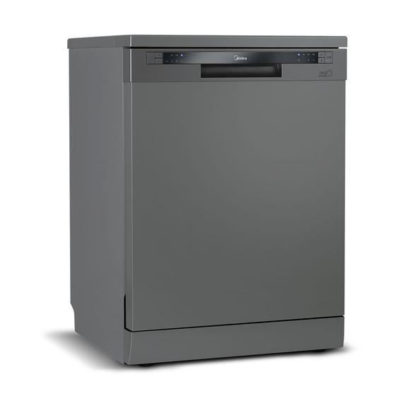 Lava Louças Midea 14 Serviços com Função Higienizadora DWA14S1 Cinza 110V Menor preço em Lava Louças Midea 14 Serviços com Função Higienizadora DWA14S1 Cinza 110V