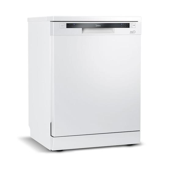 Lava Louças Midea 14 Serviços DWA14B1 com Ciclo Higienizador Branco 110V Menor preço em Lava Louças Midea 14 Serviços DWA14B1 com Ciclo Higienizador Branco 110V