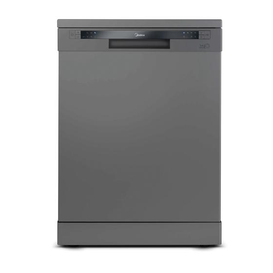 Imagem de Lava-Louças Midea 14 Serviços Programa Eco Cinza 220V Com Pré-lavagem