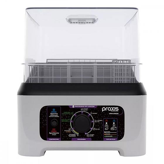 Lava Louças Praxis Portátil LLPP Semi-Automática 127V Branca