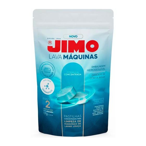 Imagem de Lava-Máquinas com Embalagem Hidrossolúvel Jimo 2x20g