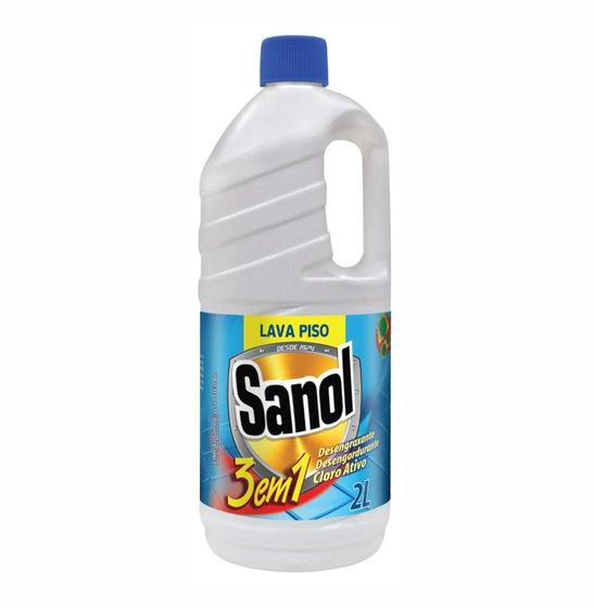 Imagem de Lava Pisos Sanol 3 em 1 com 2L Sanol
