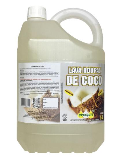 Lava roupa liq, brasquil coco 5lts Menor preço em Lava roupa liq, brasquil coco 5lts