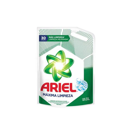 Lava Roupas Ariel Concentrado 3 kg 3 Litros / Rende 30 Lavagens Menor preço em Lava Roupas Ariel Concentrado 3 kg 3 Litros / Rende 30 Lavagens