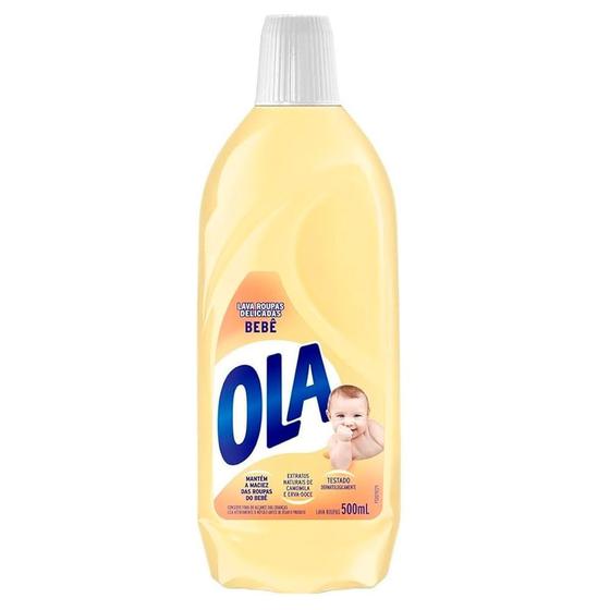 Imagem de Lava Roupas Liquído Bebê Ola 500ml