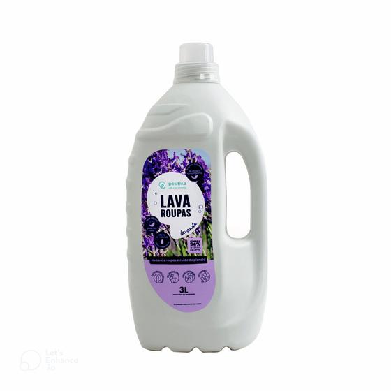 Imagem de Lava Roupas Líquido Positiv.a Lavanda - 3L