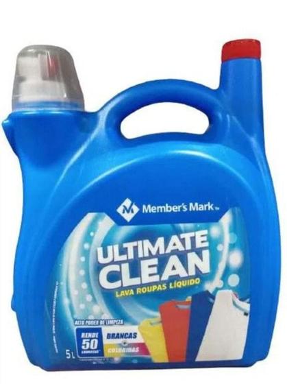 Lava-Roupas Líquido Ultimate Clean Galão 5l - member mark Menor preço em Lava-Roupas Líquido Ultimate Clean Galão 5l - member mark