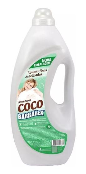Imagem de Lava Roupas Sabão Liquido Fragância Coco 2 litros Barbarex