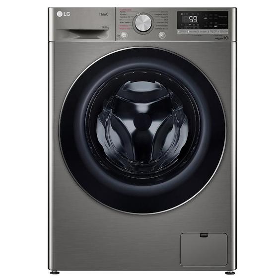 Lava & Seca 14 Kg LG Smart com Inteligência Artificial AIDD Inox Look com 13 Programas de Lavagem - CV5014PC4 Imagem de Lava & Seca 14 Kg LG Smart com Inteligência Artificial AIDD Inox Look com 13 Programas de Lavagem - CV5014PC4