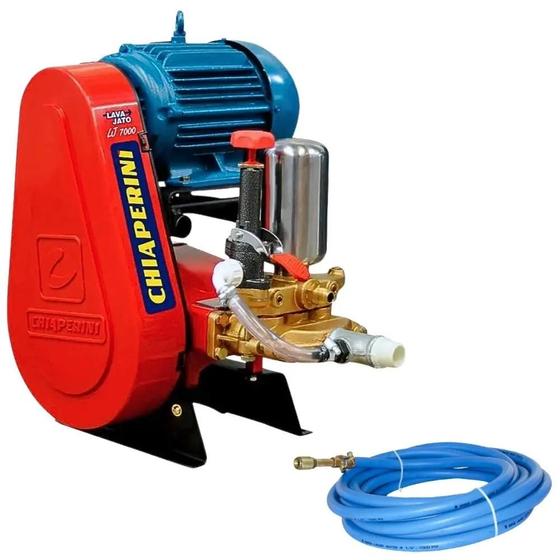 Lavadora Alta Pressão 5,0 CV LJ7000 Trifásica com Mangueira de 1/2 Pol 000891 CHIAPERINI Menor preço em Lavadora Alta Pressão 5,0 CV LJ7000 Trifásica com Mangueira de 1/2 Pol 000891 CHIAPERINI
