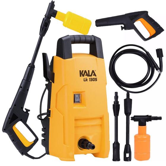 Imagem de Lavadora Alta Pressão Lava Rápido Lava Car Com Aplicador Detergente 1200W Kala