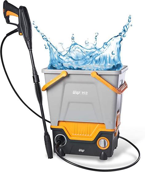 Lavadora De Alta Pressão Lava Jato Wap Eco Smart 1750W Reutiliza A Água 1700 Psi Cinza Amarelo - A Solução Que Une Reaproveitamento E Muita Qualidade Menor preço em Lavadora De Alta Pressão Lava Jato Wap Eco Smart 1750W Reutiliza A Água 1700 Psi Cinza Amarelo - A Solução Que Une Reaproveitamento E Muita Qualidade