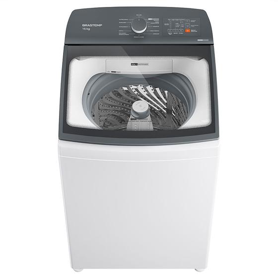 Imagem de Lavadora de Roupas Brastemp 15 Kg Branca com Ciclo Tira Manchas Advanced e Smart Sensor - BWF15AB