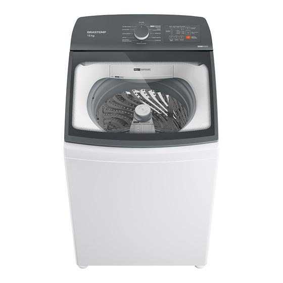 Imagem de Lavadora de Roupas Brastemp 15Kg Smart Sensor Branca BWF15AB  220 Volts