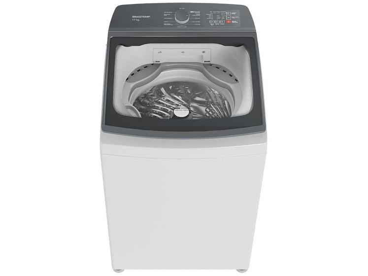 Imagem de Lavadora de Roupas Brastemp 17kg Cesto Inox 12 Programas de Lavagem Branca BWK17