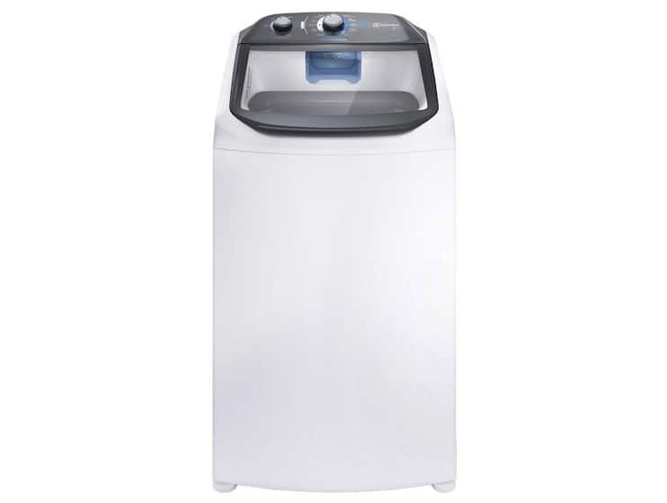 Lavadora de Roupas Electrolux 13kg Cesto Inox 10 Programas de Lavagem Branca Efficient LDA13