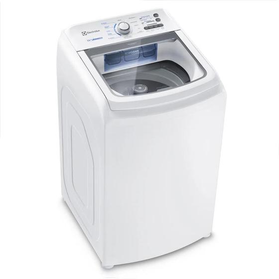 Imagem de Lavadora de Roupas Electrolux 14Kg Essential Care Cesto Inox Jet Clean Ultra Filter Branco 220V  Abertura da tampa Superior