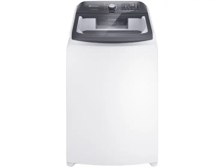 Lavadora de Roupas Electrolux 15kg Cesto Inox 11 Programas de Lavagem Branco Premium Care Jet&Clean e Time Control LEC15 Imagem de Lavadora de Roupas Electrolux 15kg Cesto Inox 11 Programas de Lavagem Branco Premium Care Jet&Clean e Time Control LEC15